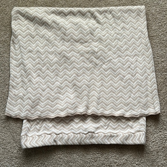 Moda International Vintage Knit Cotton Blend Chevron Print Maxi Skirt Women’s XL - Picture 3 of 6